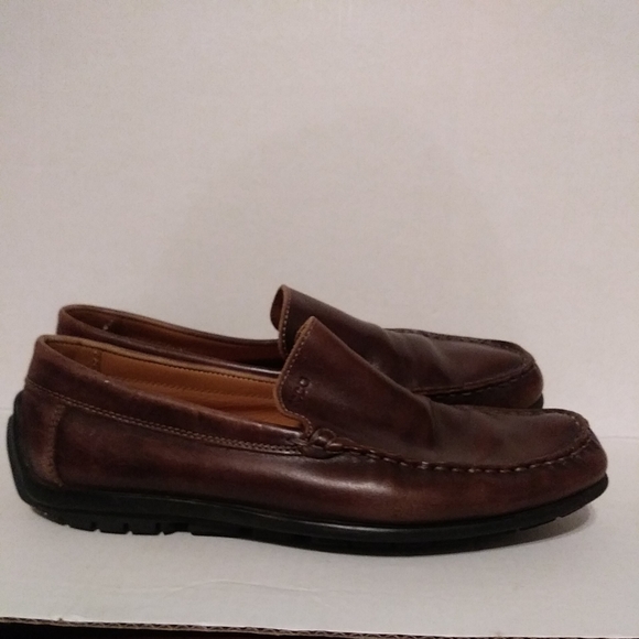 Clarks Men’s Dark Brown Suede Leather Slip-on shoes - Brand-New - Size 9.5 Amazon.com | Clarks Mens Flexwell Step Beeswax Suede 8  main image 2